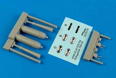 Aerobonus 320034 WW II. CO2 PSH-20 fire extinguishers 1/32