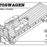 Artillery ARWA35001 Abstoswagen - rear/front wagon (resin kit) 1:35