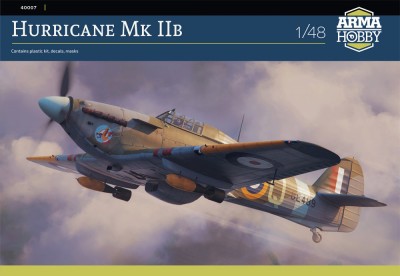Arma Hobby 40007 Hurricane Mk IIb (3x camo) 1/48