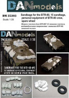 Dan Models 35303 Мешки с песком для БТР-80 1/35