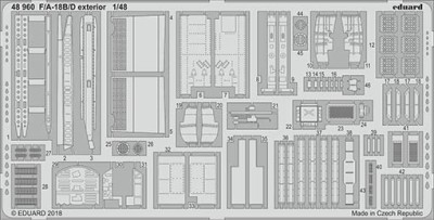Eduard 48960 F/A-18B/D exterior 1/48