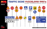 Miniart 35643 Yugoslavia Traffic Signs 1990's 1/35