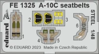 Eduard FE1325 A-10C seatbelts STEEL (HOBBYB) 1/48