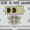 Eduard FE1325 A-10C seatbelts STEEL (HOBBYB) 1/48