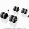 Armory ARAW14304 Boeing B-52G/B-52H wheels, weighted 1/144