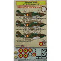 Kora Model DEC7271 H.Hurricane Mk.I (Belgian AF, Part 1) декали декали 1/72
