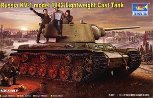 Trumpeter 00360 Танк КВ-1 модель 1942г c легкой башней 1/35