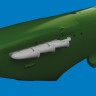 Eduard 672440 BRASSIN Spitfire Mk.V 3-stacks exh.fishtail 1/72