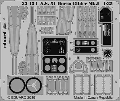 Eduard 33154 A.S. 51 Horsa Glider Mk.I 1/35