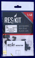 Reskit RS48-0151 Fw-190/Ta-152 Late wheels Type 1 (AIRF/DRAG) 1/48