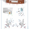 Zebrano S004 34-Foot Steam Woooden Cutter, РИФ, русско-японская война, 1904 г. 1/100