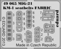 Eduard 49065 MiG-21 KM-1 seatbelts FABRIC