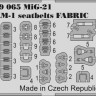Eduard 49065 MiG-21 KM-1 seatbelts FABRIC