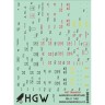 HGW 248026 STENCILS Hawker Hurricane 1/48