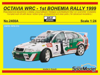 REJI MODEL DECRJ2408A 1/24 Octavia WRC 1st Bohemia Rally 1999