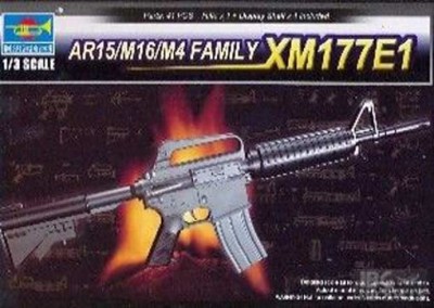 Trumpeter 01902 Американский Автомат AR15/M16/M4 XM177E1 1/3