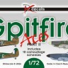 Dk Decals 72127 Spitfire Aces (10x camo) Part II. 1/72