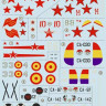 Print Scale 72-177 Polikarpov I-15/I-152 (I-15bis) Wet decal 1/72