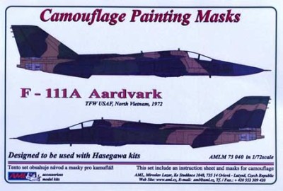 AML AMLM73040 Маска камуфляж F-111A Aardvark (HAS) 1/72