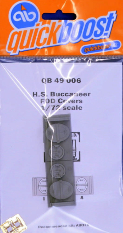 QuickBoost QB49006 H.S. Buccaneer FOD covers (AIRFIX) 1/48