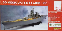 Artwox Model AD10001 USS Missouri BB-63 Circa 1991 Grade Up set 1:350