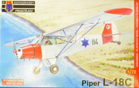 Kovozavody Prostejov 72061 Piper L-18C (3x Israeli camo) 1/72