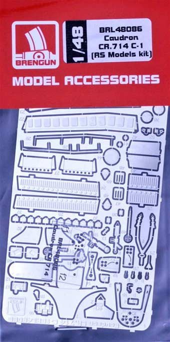 Brengun BRL48086 Caudron CR.714 C-1 - detail PE set (RS) 1/48