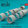 Reskit RSU48-0024 F-111 A/B/C/D/E (EF-111) exh.nozzles (HOBBY) 1/48