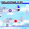 Kora Model KPK72087 Dewoitine D.27 Asian Service (3x camo) 1/72