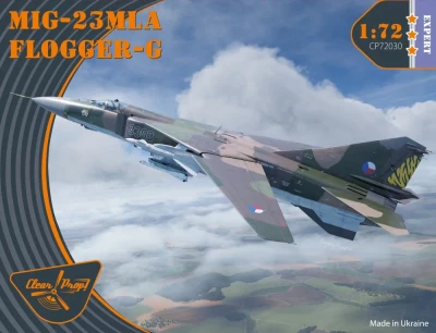 Clear Prop CP72030 MiG-23MLA Flogger-G, Expert (4x camo) 1/72