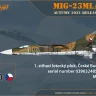 Clear Prop CP72030 MiG-23MLA Flogger-G, Expert (4x camo) 1/72