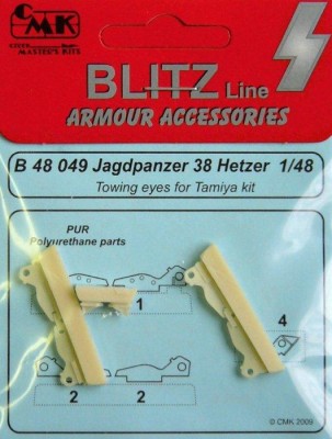 CMK B48049 Jagdpanzer 38 Hetzer Towing eyes for TAM 1/48