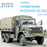Quinta studio QD35037 M35 (AFV club) 3D Декаль интерьера кабины 1/35