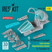 Reskit U32189 A-7E Corsair II early cockpit Hyperd.(TRUMP) 1/32