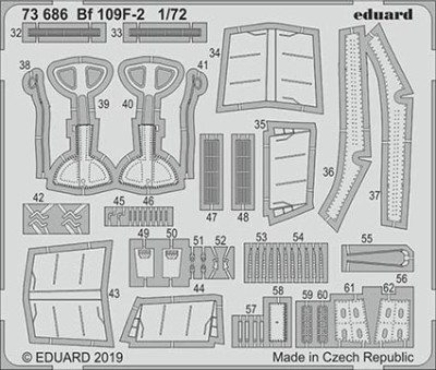 Eduard 73686 SET Bf 109F-2 (REV)