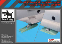 BlackDog BDOA48049 CH-47 Chinook ski accessories set (ITALERI) 1/48
