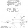 New Ware M0832 Маска Su-27UB EXPERT (GWH L4827) маска 1:48