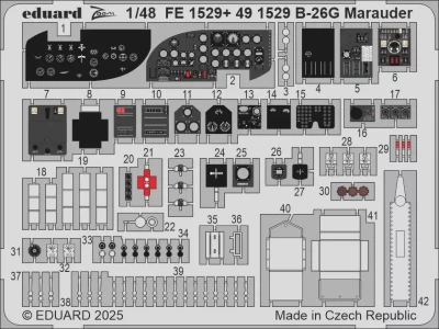 Eduard FE1529 B-26G Marauder (ICM) 1/48