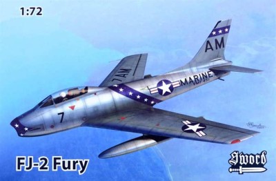 Sword 72107 FJ-2 Fury (3x camo) 1/72