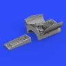 Eduard 648974 BRASSIN F-16C wheel bays early PRINT (KIN) 1/48