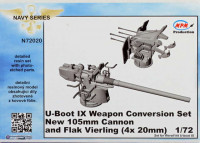 CMK N72020 U-Boot IX Weapon Conversion set for REV 1/72