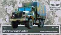 Armada Hobby M72208 M929 Truck w/ Shelter (resin kit & PE parts) 1/72