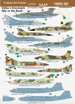 DP Casper DPC72067 Cuban Air Force contra SAAF 1980-90 War in the Bush 1/72