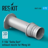 Reskit U72203 F-106 'Delta Dart' exh. nozzle (MENG) 3D Pr. 1/72