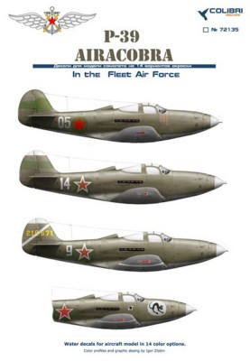 Colibri decals 72135 Р-39 in the Fleet Air Force 1/72