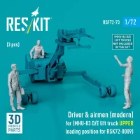 Reskit F72073 Driver & airmen (modern) (for RSK72-0009) 1/72