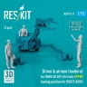 Reskit F72073 Driver & airmen (modern) (for RSK72-0009) 1/72