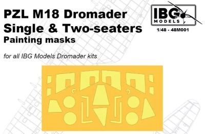 IBG M4801 PZL M18 Dromader Painting Mask set (IBG) 1/48