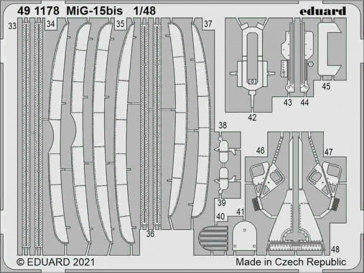 Eduard 491178 SET MiG-15bis (BRONCO/H.2000) 1/48