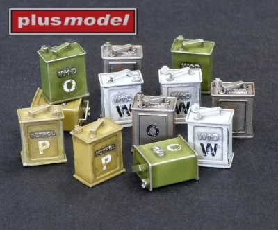 Plusmodel DP3005 British Canisters POW Embossed (3D Print) 1/35